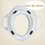 Potty Training Seat For Kids Boy Girl Toilet Seat With Cushion Handle Backrest