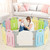 Costway 14 Panel Foldable Baby Playpen Kids Activity Center Safety Play Yard W/lock Door