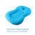 Vocheer Baby Bath Cushion, 0-6 Month Newborn Bath Anti-slip Cushion Pad (blue)