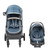 Monbebe Lynx 6 In 1 Modular Travel System Stroller, Distressed Plaid