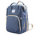 Dasking Diaper Bag Backpack With Foldable Crib Waterproof Baby Nappy Changing Table Bags Blue