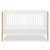 Delta Children Casey 6-in-1 Convertible Crib, Greenguard Gold Certified, Bianca White/natural