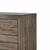 Chest With Wood Grain Details And 5 Drawers, Brown