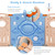 Babyjoy 16-panel Foldable Baby Playpen Kids Activity Center W/ Lockable Door