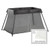 Babybjorn Travel Crib Light Black And Fitted Sheet Bundle Pack