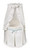 Badger Basket Empress Round Baby Bassinet, White