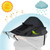 Aousthop Universal Baby Stroller, Pram Buggy Sun Shade Pushchair Canopy Awning Uv Protection Sunscreen Upf 50+