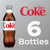 Diet Coke Soda Soft Drink, 16.9 Fl Oz, 6 Pack