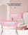 Lazy Buddy Baby Bassinet Bedside Sleeper, Pink Bassinet Crib For Baby, Infant, Newborn, Girls, Adjustable Height