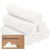 Keababies 6-pack Organic Baby Washcloths, Bamboo Washcloth, Face Towel (white)