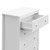 Storkcraft Alpine 4 Drawer Modern Vertical Dresser White Finish