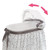 Badger Basket Wishes Oval Bassinet - Full Length Skirt - Gray/leaf