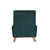 Pemberly Row Mid-century Modern Tufted Tight Back Velvet Rocking Chair In Green