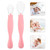 Hemoton 2pcs Adorable Baby Spoons Utensils Set Lovely Children Kids Toddler Spoons