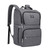 Mosiso Diaper Bag Backpack Large Capacity Multi Function Baby Travel Bags With Adjusted Shoulder Strap , Gray