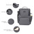 Mosiso Diaper Bag Backpack Large Capacity Multi Function Baby Travel Bags With Adjusted Shoulder Strap , Gray
