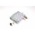 Bacati - Grey Dots Center With Solid Border 30 X 40 Inches Plush Blanket , Mint/grey