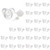 Fridja Baby Pacifier 26 Letter Name Initial Clip Silicone Infant Nipple Bling Newborn Pacifier