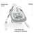 Ingenuity Anyway Sway 5-speed Multi-direction Portable Baby Swing With Vibrations - Spruce (unisex)