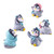 Dream Lifestyle 6 Pcs Cute Penguin Figurines, Mini Penguin Ornament Micro Landscape Collection Playset, Penguin Cake Topper Fairy Garden Home Party Decor Supplies Favors