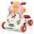 Costway 3-in-1 Baby Sit-to-stand Walker W/ Lights & Music Function