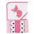 Luvable Friends Baby Girl Hooded Towel With Five Washcloths, Foxy, One Size