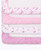 The Peanutshell Fitted Crib Sheets For Baby Girls, 4 Pack Set, Pink Butterfly