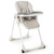 Infans Baby Foldable Convertible High Chair W/wheels Adjustable Height Gray