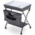 Topbuy Portable Baby Changing Table Folding Newborn Nursery Organizer With Wheels Grey