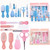 Qmyliery 10 Pieces Newborn Baby Healthcare Kit , Nail Hair Thermometer Grooming Brush Health Care Tool