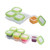 Ibaste Infant Food Containers | 2 Oz 4 Oz Babiesfood Jars With Lids Freezer Storage | Reusable Small Glass Infants Food Containers, Microwave & Dishwasher Friendly, For Infants