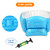 Baby Inflatable Bathtub With Air Pump - Portable Travel Toddler Bathing Tub - Kids Foldable Shower Tub For Girl And Boy, Mini Air Swimming Pool