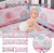 Dianli Crib Bed Fence Soft Bag Stitching Bed Bed Surround Breathable Cotton Anti-collision Baby Bed Surround Kit