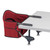 Chicco Caddy Portable Table Hook-on Chair High Chair For Babies And Toddlers - Red (red)