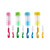 Freestyle Nok Soft Baby Feeding Bottle Nipple Sponge Bristle Cleaning Brush Set With Long Handle Color Random