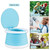Children's Folding Toilet Portable Folding Toilet Seat Boys & Girls Foldable Potty Chair Seat(pink)