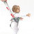 Baby Walker Seat Belt Durable 7-24 Month Handheld Creative Prevent Wrestling Pratical Cartoon Cotton Kids Walking Helper