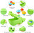 Allaugh Baby Bath Toys For Toddlers, Crocodile Bathtub Toys With 3 Floating Little Turtle Fish Octopus Pool Water Toys