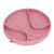 Baby Suction Plates, Portable Basketball Shape Baby Silicone Suction Plates Divided Design  For Babies Pink