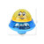 Summer Play Water Bathroom Bath Toys Spray Water Light Music Rotate Ball Kid Toys For Baby