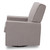 Delta Children Ava Nursery Glider Swivel Rocker Chair, Gray