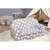Delsit Toddler Couch And Kids 2 In 1 Flip Open Foam Double Sofa, Gray With Stars