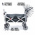 Creative Outdoor Push And Pull Titanium Stroller Wagon Black
