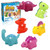 Morima 6pcs Bath Toys,light Up Floating Dinosaur Toys Set,flashing Color Changing Light In Water,baby Infants Kids Toddler Child Preschool Bathtub Bathroom Shower Games