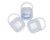 Purifyou Purepouch Bpa-free Nipple Shield Case & Pacifier Case, Cover, Hold Up To Two And Three Pacifiers And Pacifier Clips Per Container With Free Mesh Sack (set Of 3, Clear)