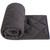 Flxxie Solid Color Microfiber Crib Quilt For Baby Kids Toddler Unisex, Crib 39" X 47", Dark Gray