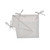 1111fourone Linen Hanging Baby Crib Organizer For Nursery Storage Bedsides Decor