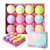 Bath Bombs Bulk,bath Bombs,bath Booms Bulk Gift Set 12 Color Perfect For Bubble & Spa Bath