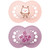 Mam Original Matte Pacifier, 6-16 Months, Girl, 2 Pack