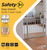 Safety 1ˢᵗ Easy Install Auto-close Gate, White